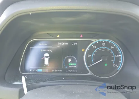 2022 Nissan Leaf S Plus 62 Kwh z USA, uszkodzony, nr VIN 1N4BZ1BV2NC553371